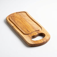 Charcuterie Board 30cm with Carved Handle & Juice Groove