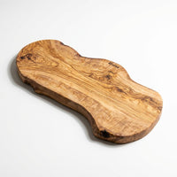 Live Edge Olive Wood Serving Board (no handle) — 40 or 50cm