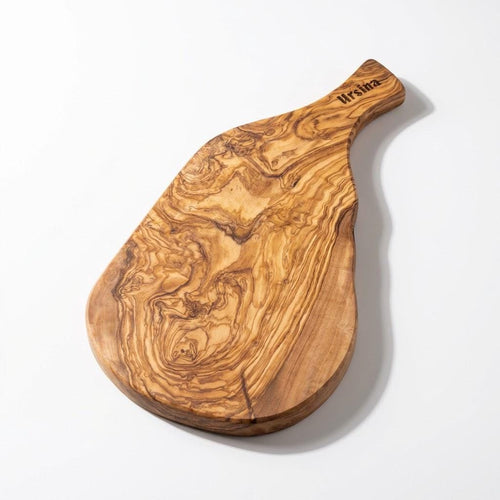 Charcuterie Board with Handle & Optional Leather Strap — 40 or 50cm