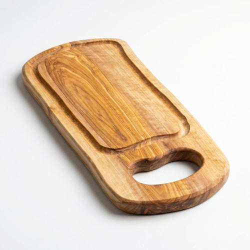 Charcuterie Board 30cm with Carved Handle & Juice Groove