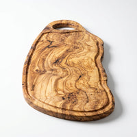 Large Charcuterie Board with Carved Handle & Juice Groove — 40 or 50cm