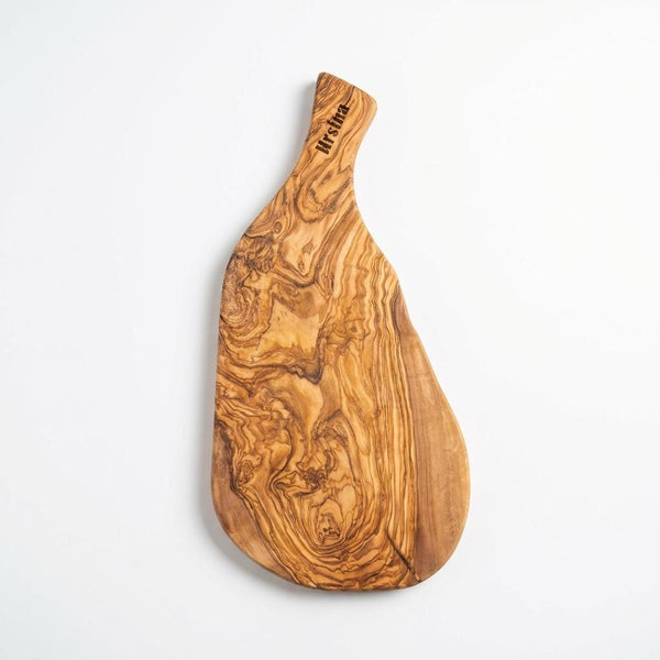 Charcuterie Board with Handle & Optional Leather Strap — 40 or 50cm